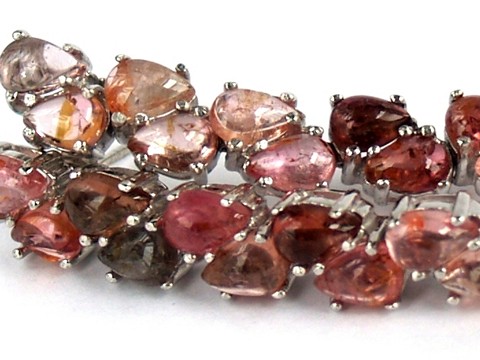 Tourmalin Ohrstecker 925 Silber