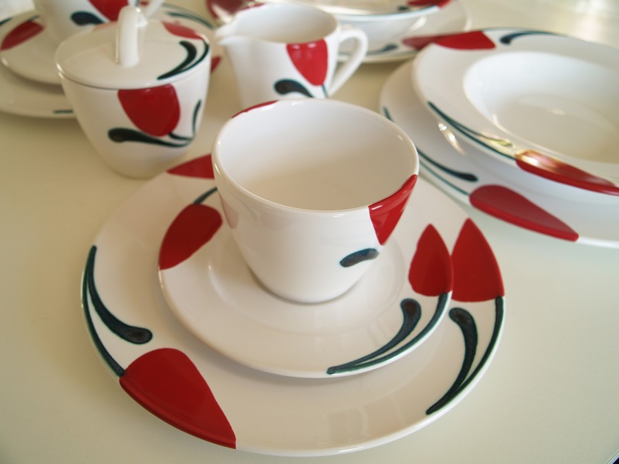 Gmundner Keramik SET Emotion Gourmet rot Aktion