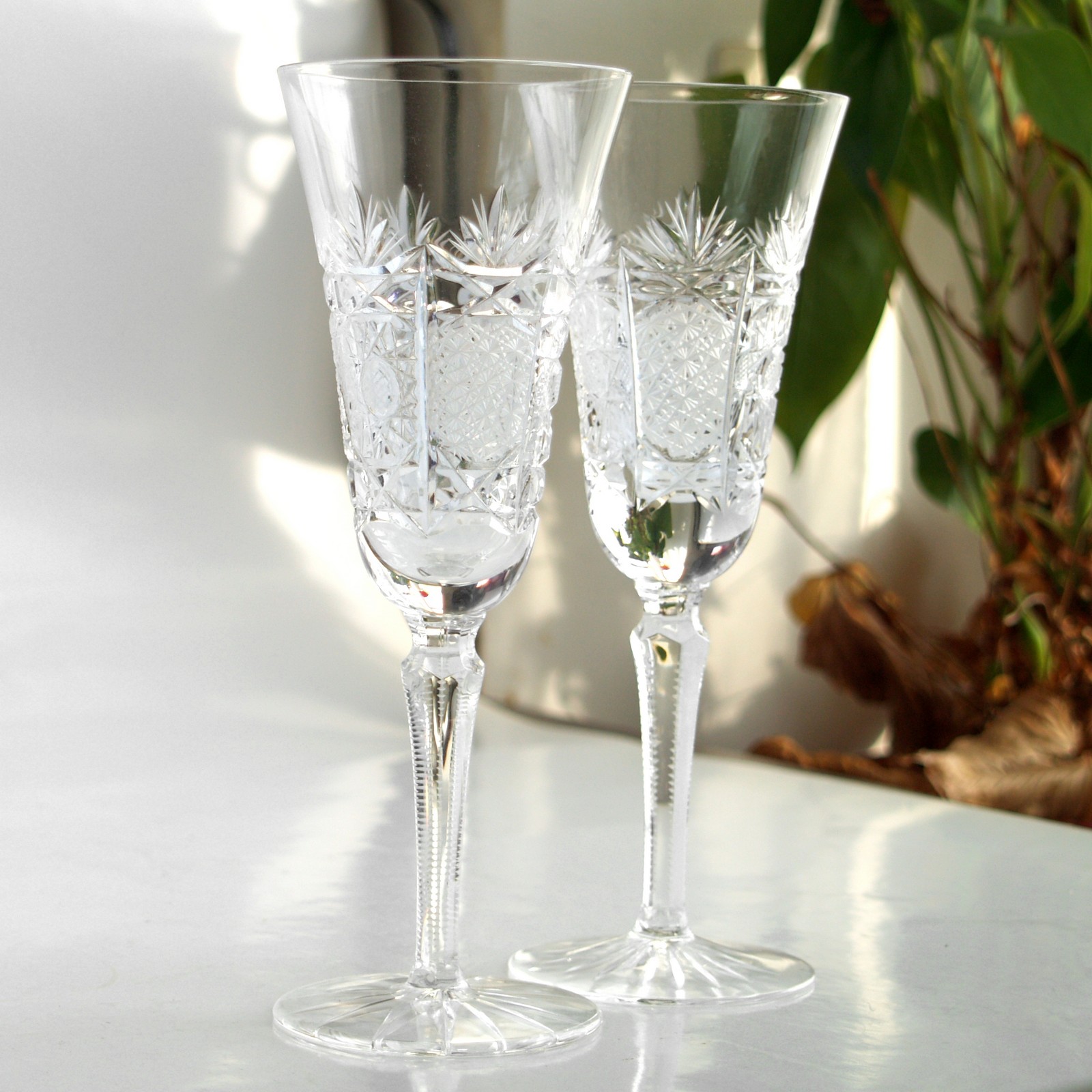 Bleikristall Sektflöten traumhafte Gläser Sektgläser Sektgläser Bleikristall