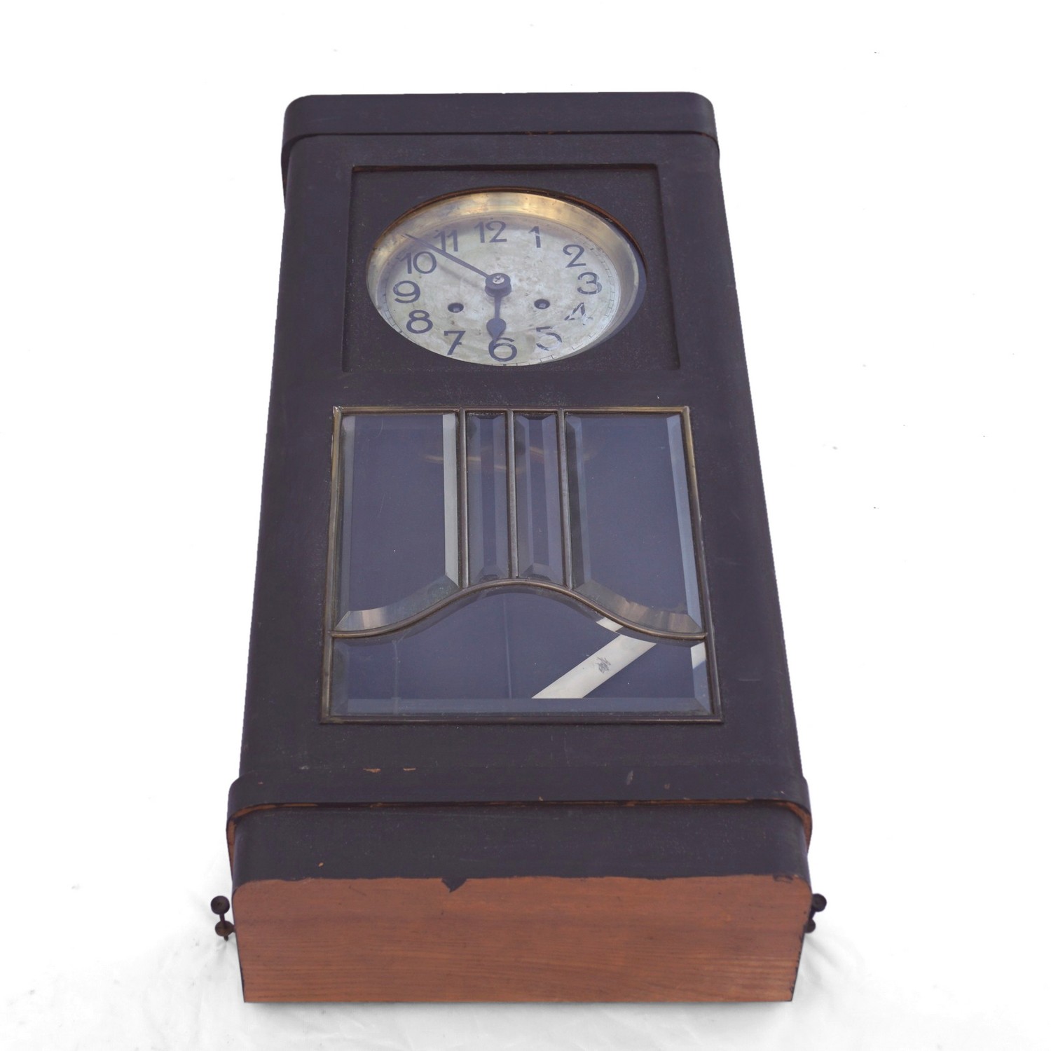 antike Wanduhr Jugendstil Adler Uhrwerk 1901 Otto Wytrlik Design Junghans Regulator