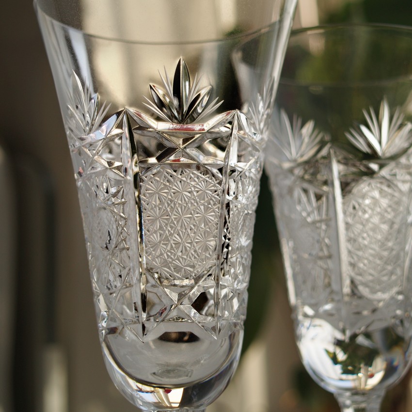 Sektgläser Bleikristall vintage