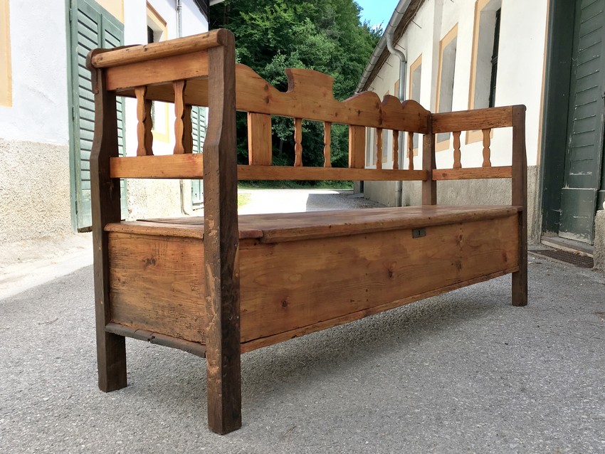 Truhenbank Weichholz