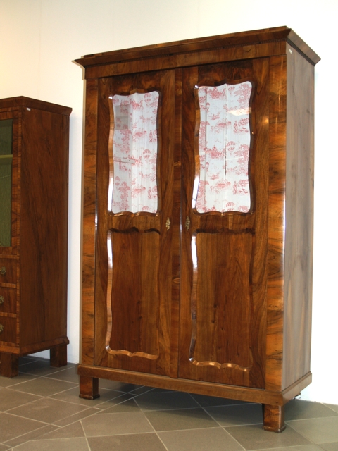 Biedermeier Vitrinenschrank Vitrine