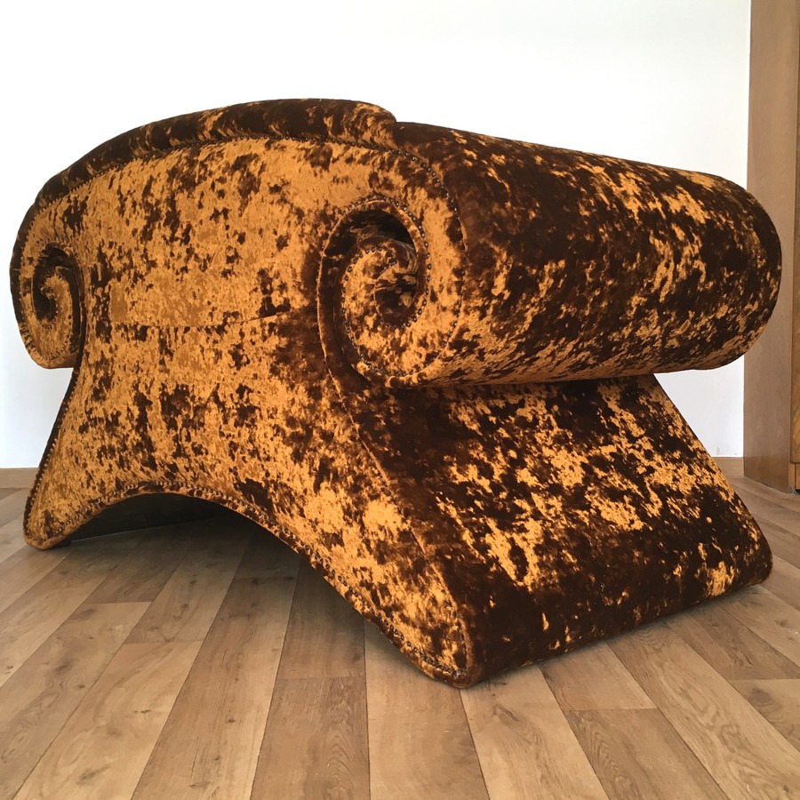 Sofastuhl Bretz Mammut Gold Bronze