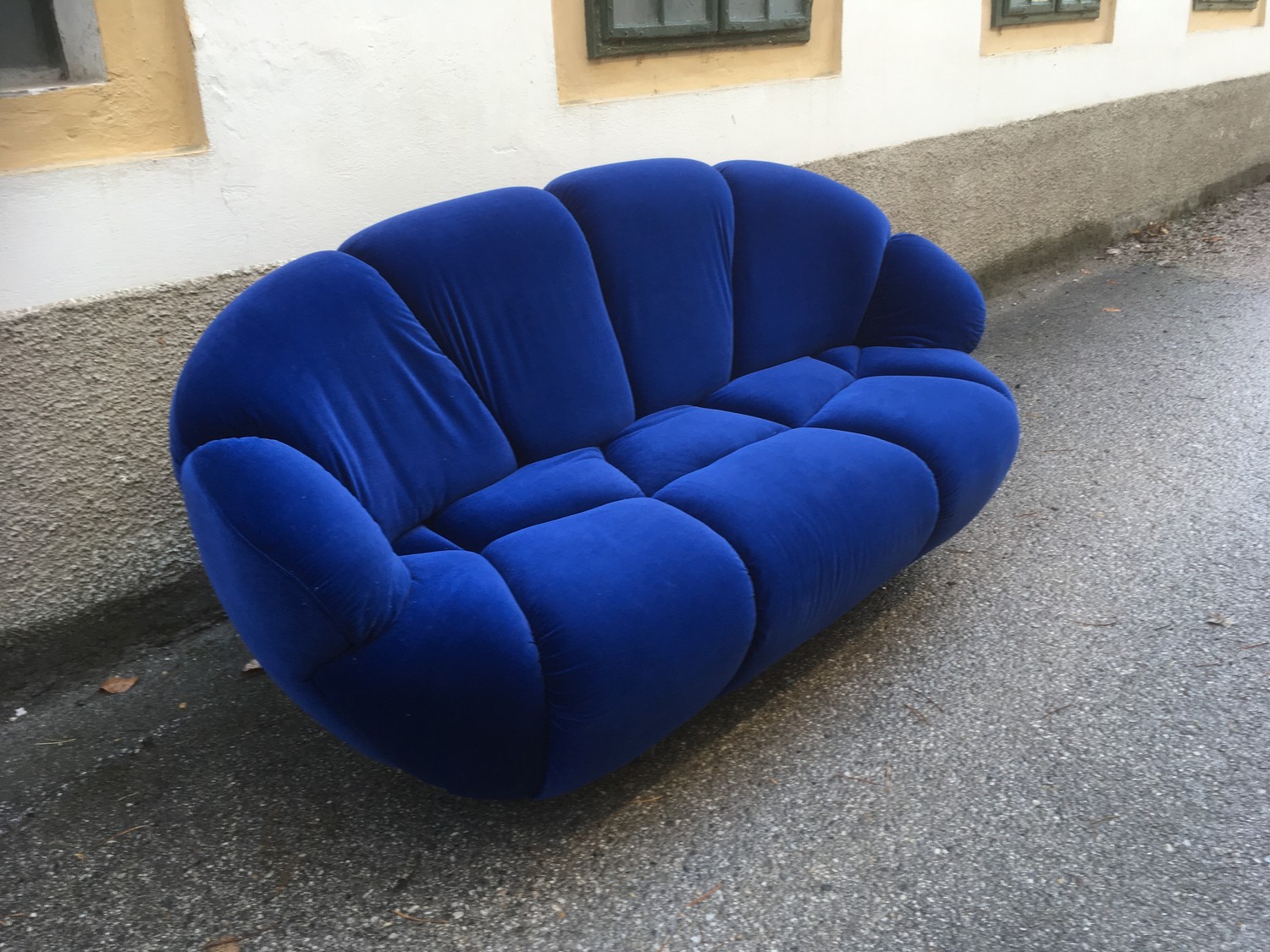 Bretz Sofa Design blau Aktion Kautsch
