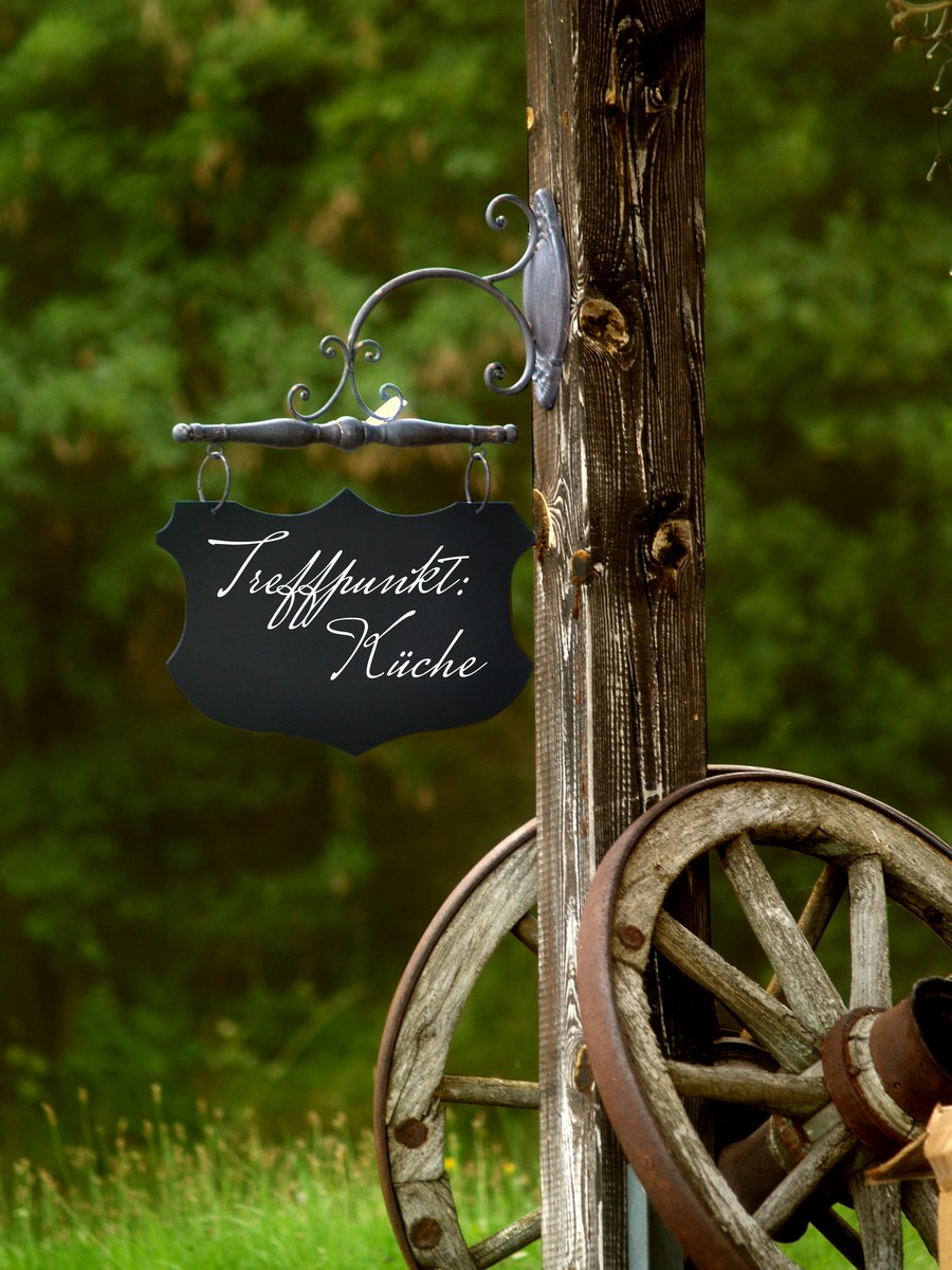 Ausleger Schild Gusseisen