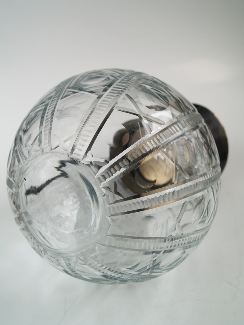 Wasserkrug Bleikristall geschliffen