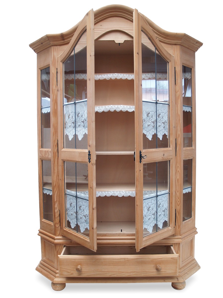 Landhaus Vitrine Schrankvitrine