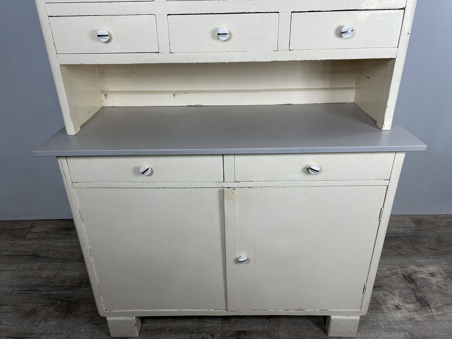 Vintage Küchenschrank Unterteil Türen Schubladen