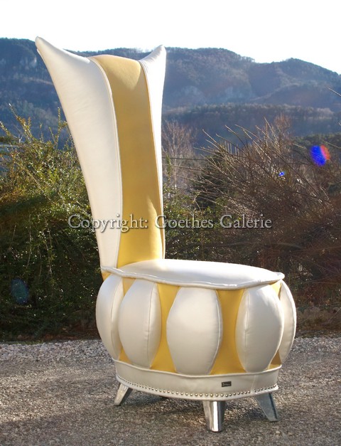 BRETZ Sessel LUCKY STUHL LEDER