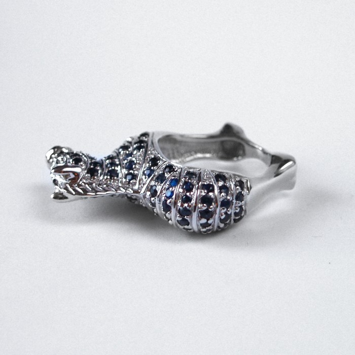 Ring 925 Silber Schmuck Saphir Pferd Edelsteine handgefertigt Rubin Reiter