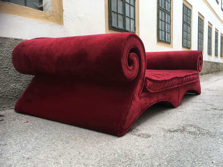 BRETZ Sofa Mamma Mammut blutrot Riesensofa 