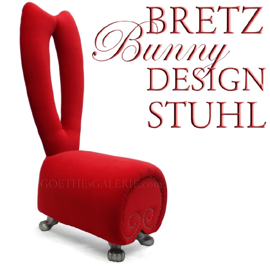 BRETZ Sessel STUHL Hochlehner rot Bunny Bretz Bunny Sessel rot