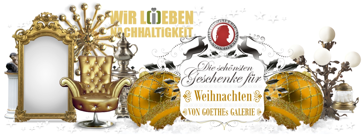 Weihnachten in Goethe's Galerie Antiquitäten Vintage Sale