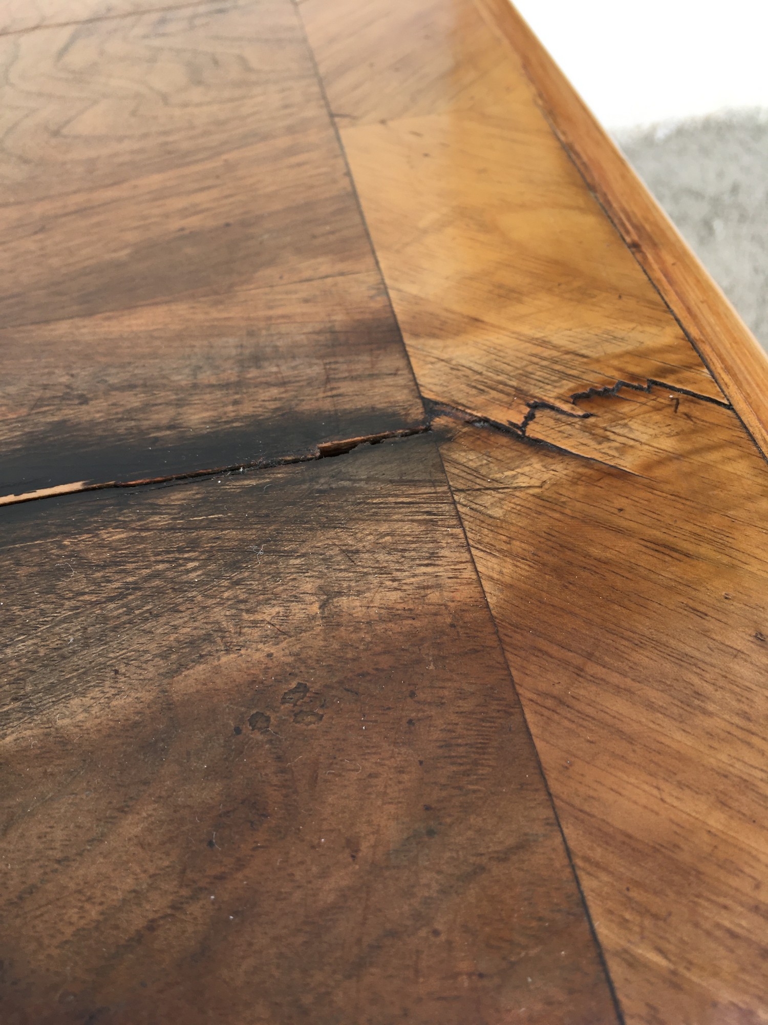 Kommode antik Ladenkommode Nussholz Historismus Wochenkommode 6 Laden Gründerzeit