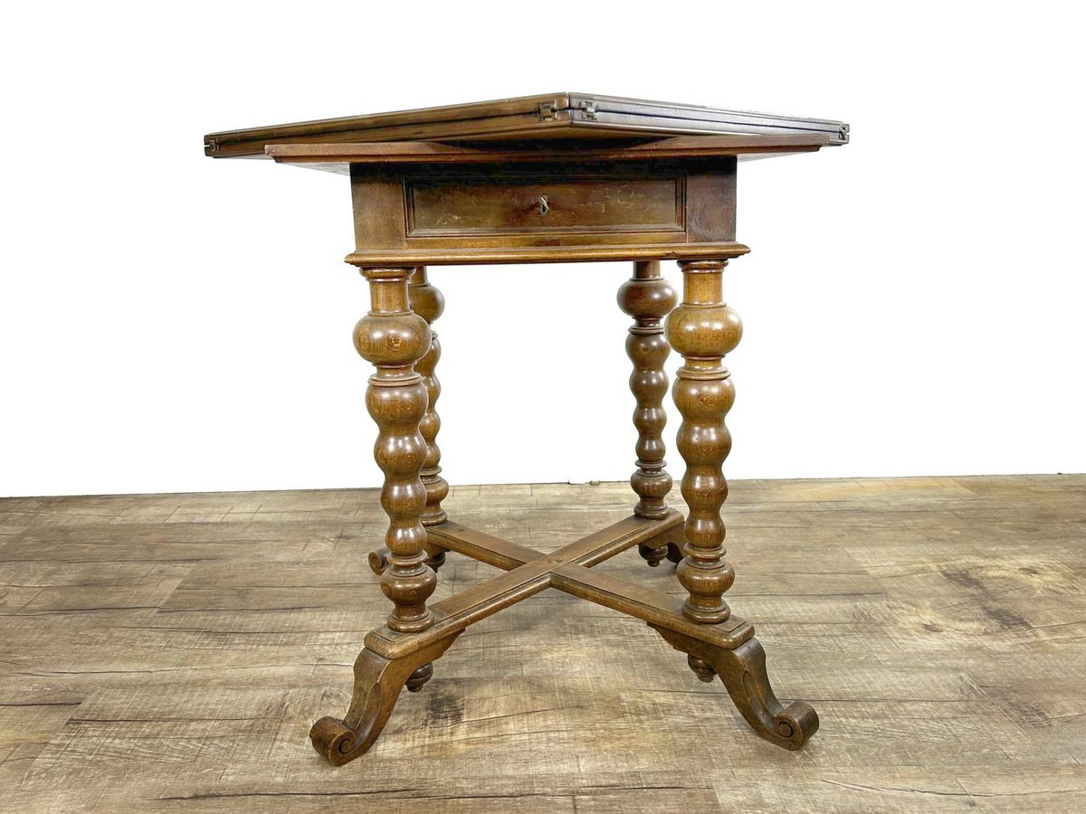 beistelltisch aufklappbar antik