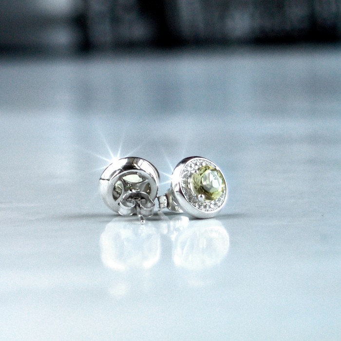Ohrstecker Zirkon Quartz