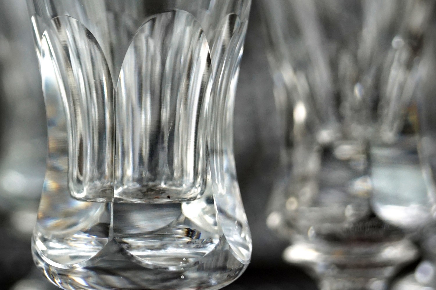 Sektgläser Goldrand Kristallgläser Champagnerflöten Theresienthal Vintage Bleikristall