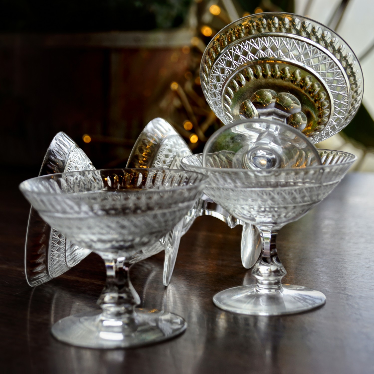 Bleikristall Likör Schnapsgläser Likörschalen Vintage wie neu