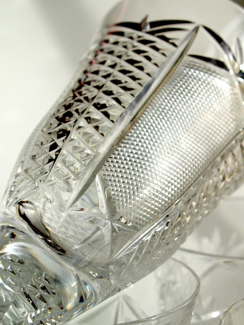 Sektgläser Bleikristall Waffelschliff Vintage