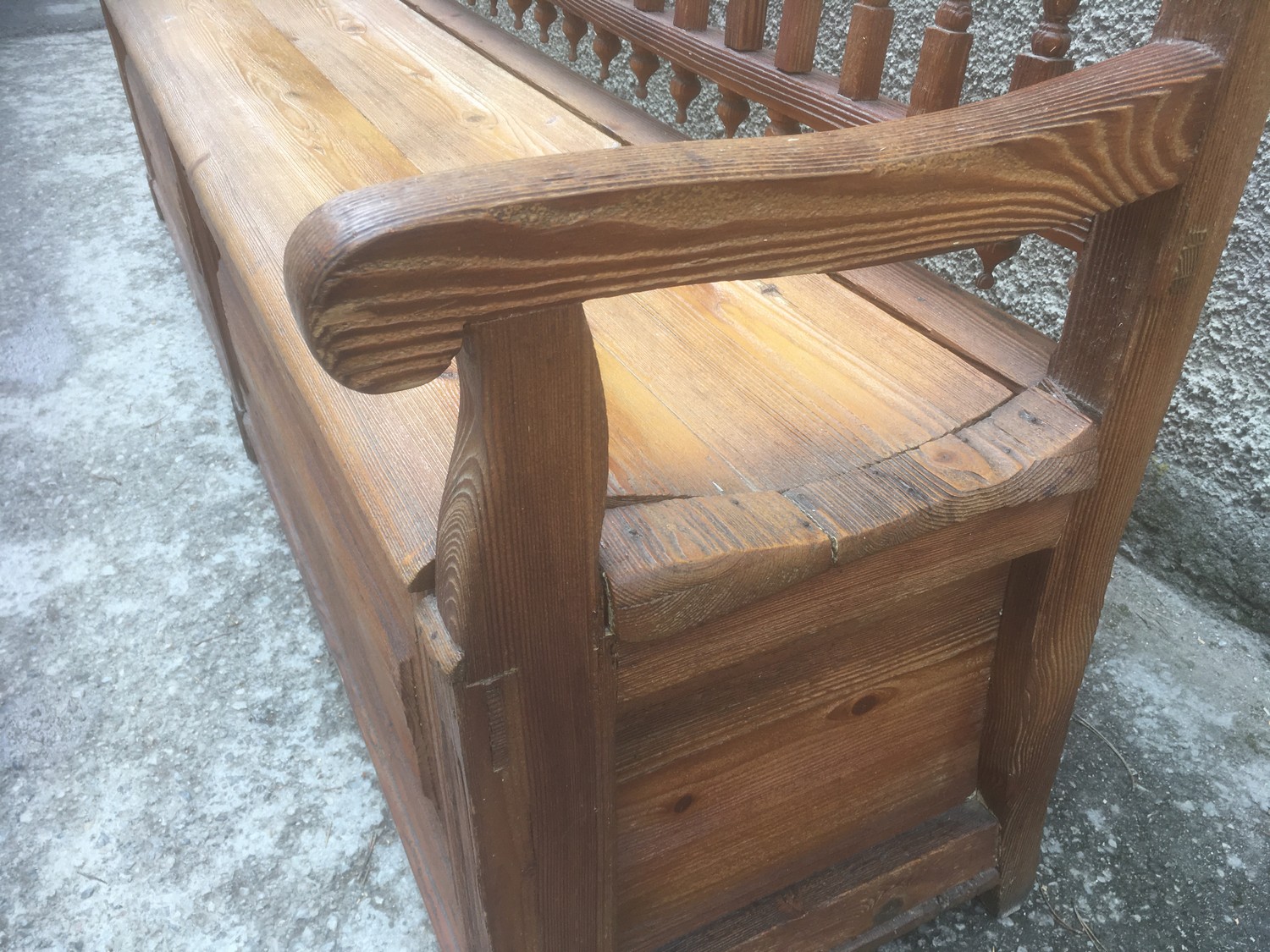 Küchensitzbank antik Truhenbank Truhensitzbank Landhausstil Küchenbank