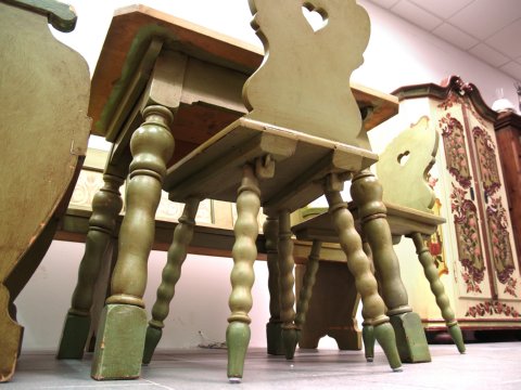 Bauernmöbel Tisch Eckbank Sessel