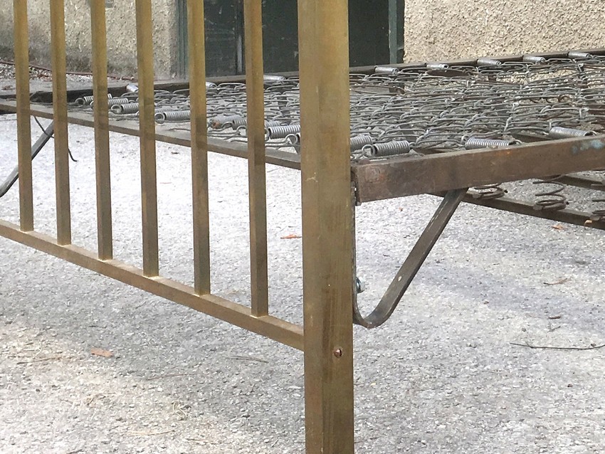 Bett Jugendstil Messing