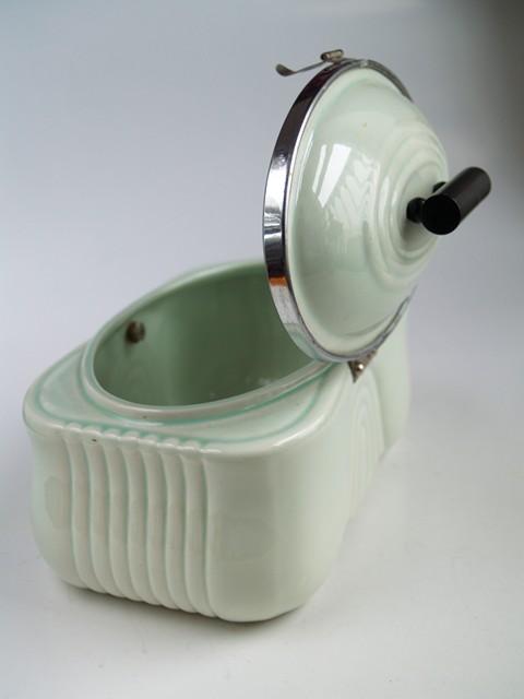 Vintage Deckeldose Keramik