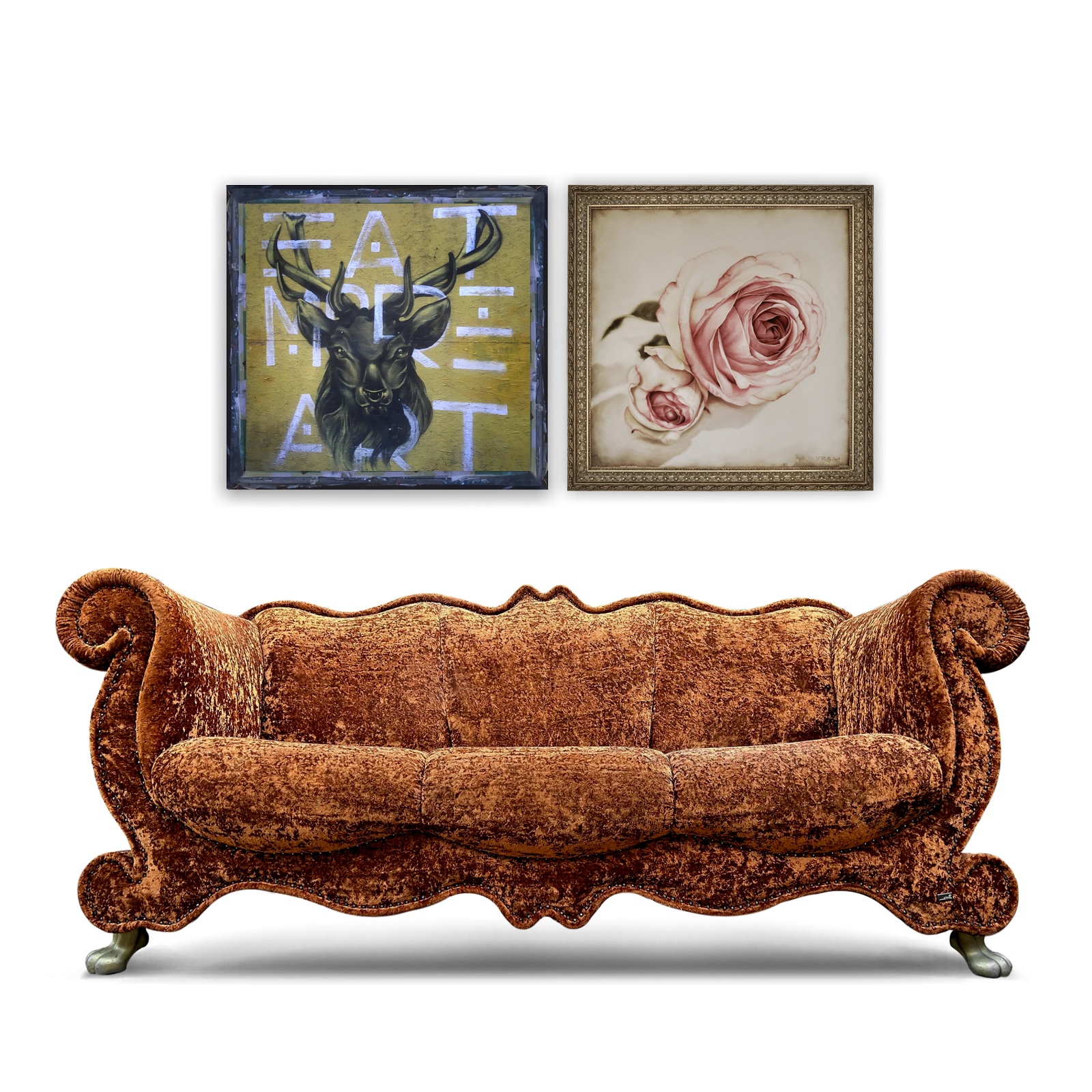 Barockes Sofa Bretz Bronze Glamoursamt Designklassiker Barockes Sofa Bretz Bronze Glamoursamt Designklassiker Filmrequisite Möbel
