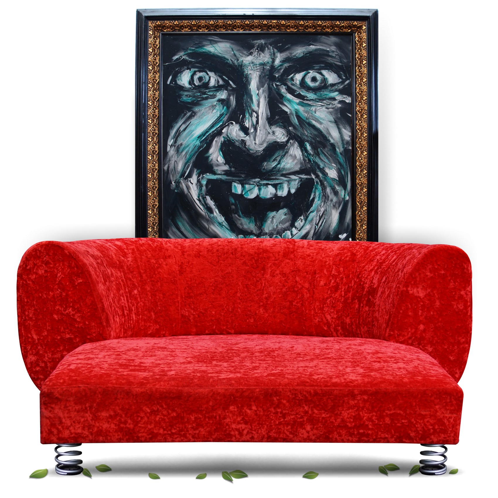 BRETZ Sofa Chill Longchair rot Loveseat