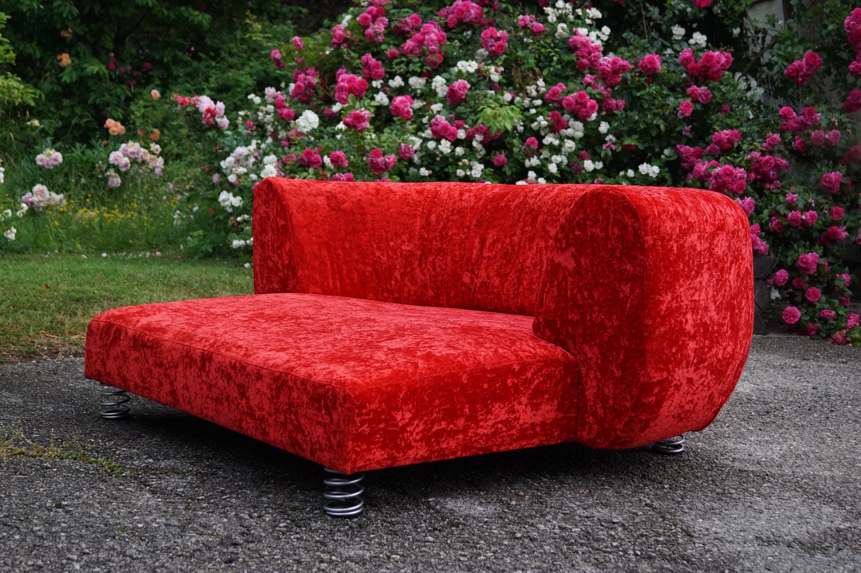 BRETZ Sofa Chill Longchair rot Loveseat