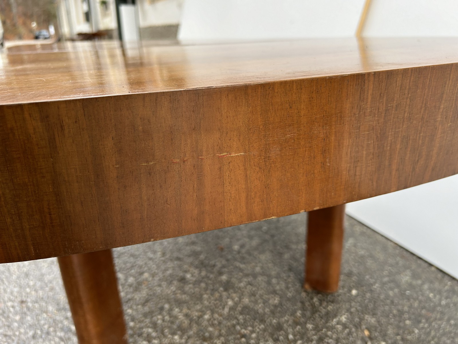 artdeco tisch antik ausziehbar nuss art deco Speisetisch massivholz antiquität brutalistisch