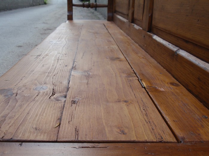 Weichholz Truhenbank