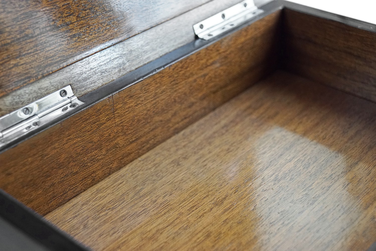 Schatulle Palisander antik Box Schmuckschatulle Geheimschloss Geheimfach