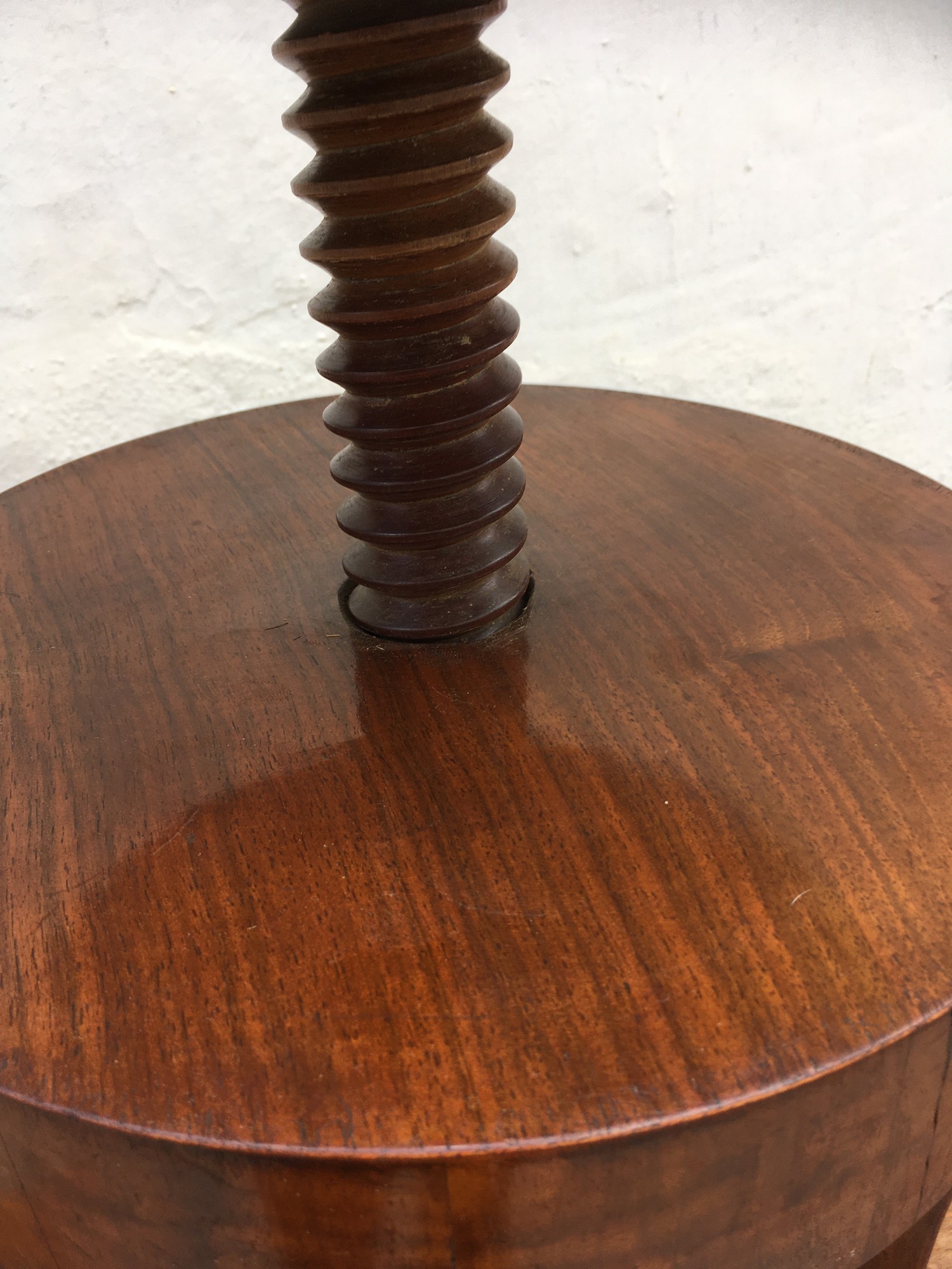 Klavierhocker Hocker Biedermeier um 1820 original Drehhocker Sitzmöbel