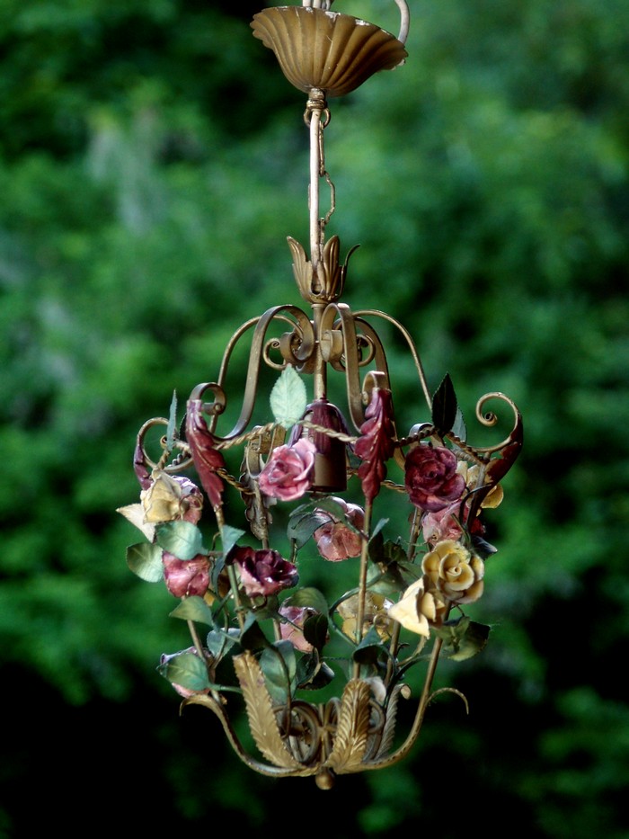 Rosen Leuchter Vintage