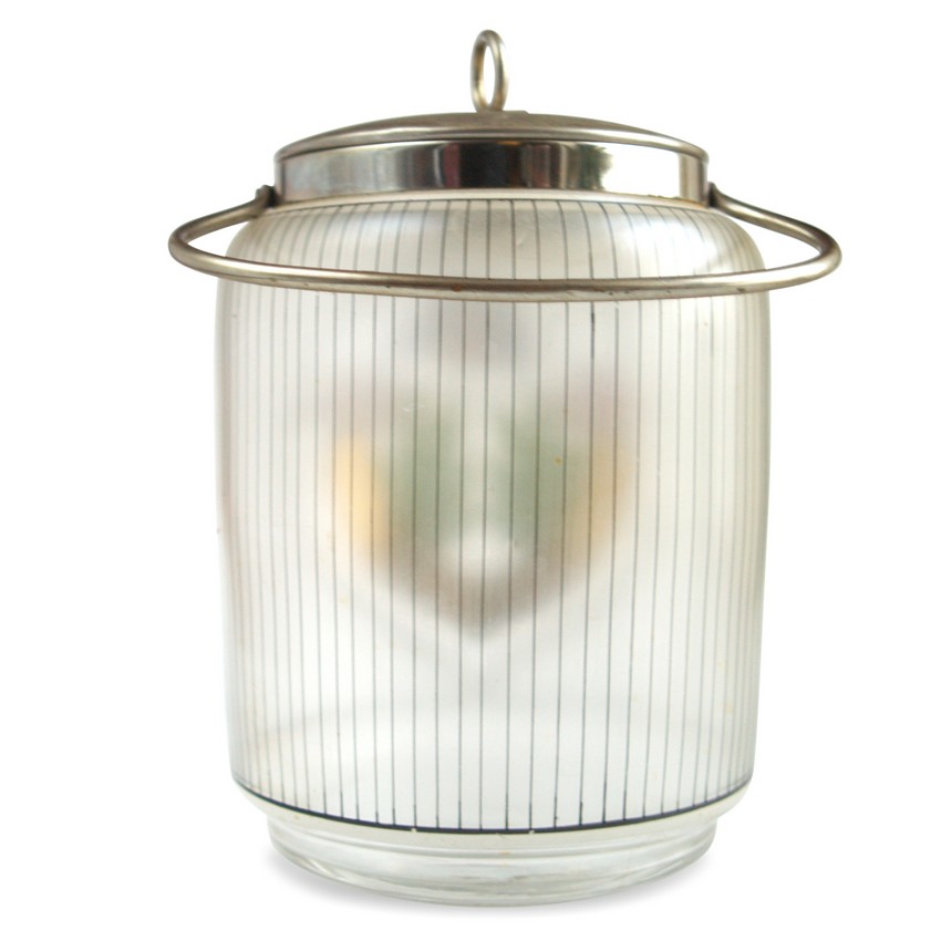 JUGENDSTIL Deckeldose Zuckerdose Bonbonniere Glas Keksdose