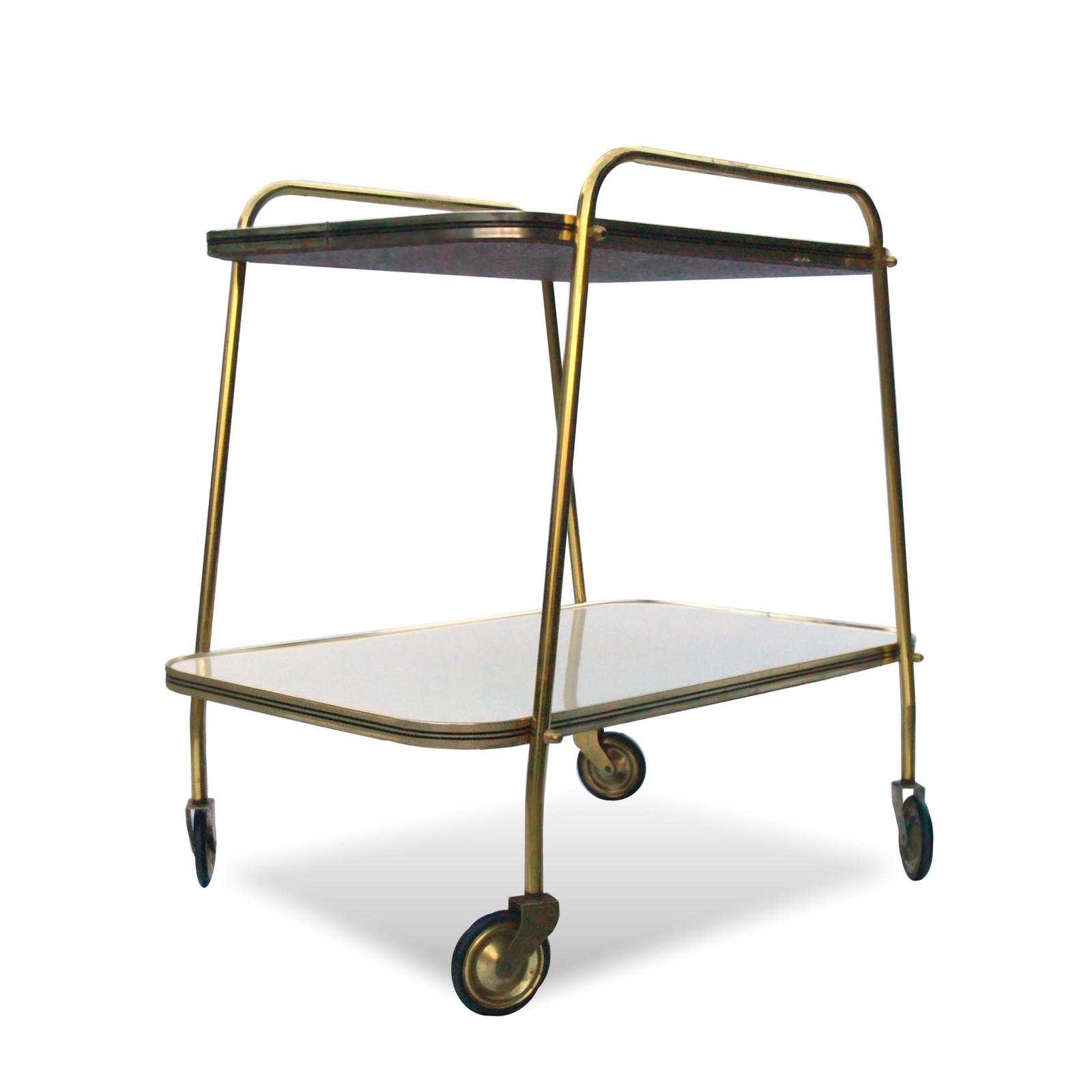 Vintage Serviertisch Retro Servierwagen Midcentury Tisch auf Rollen Servierwagen Vintage