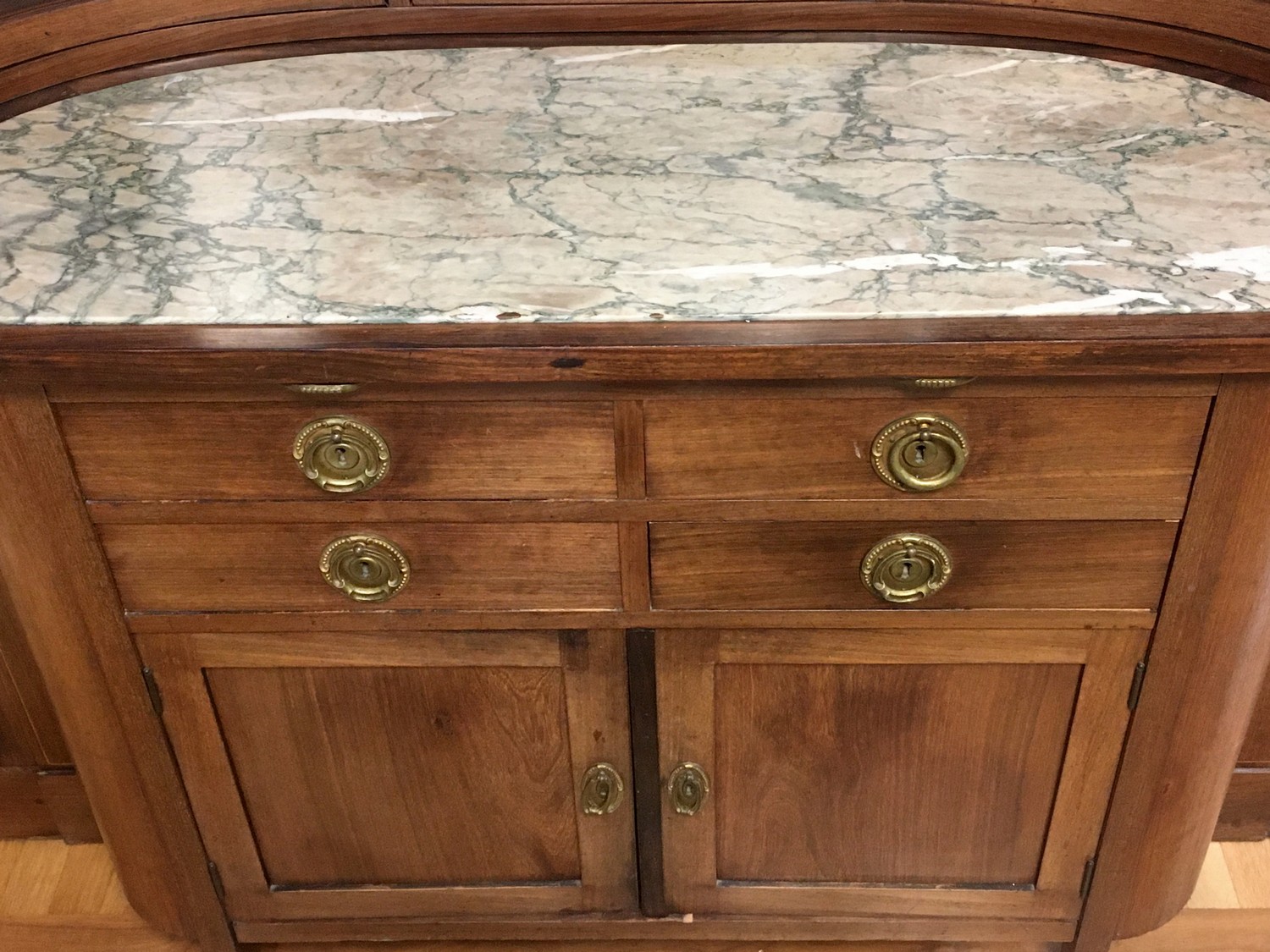 Marmorplatte Kommode Jugendstil Schrank antik