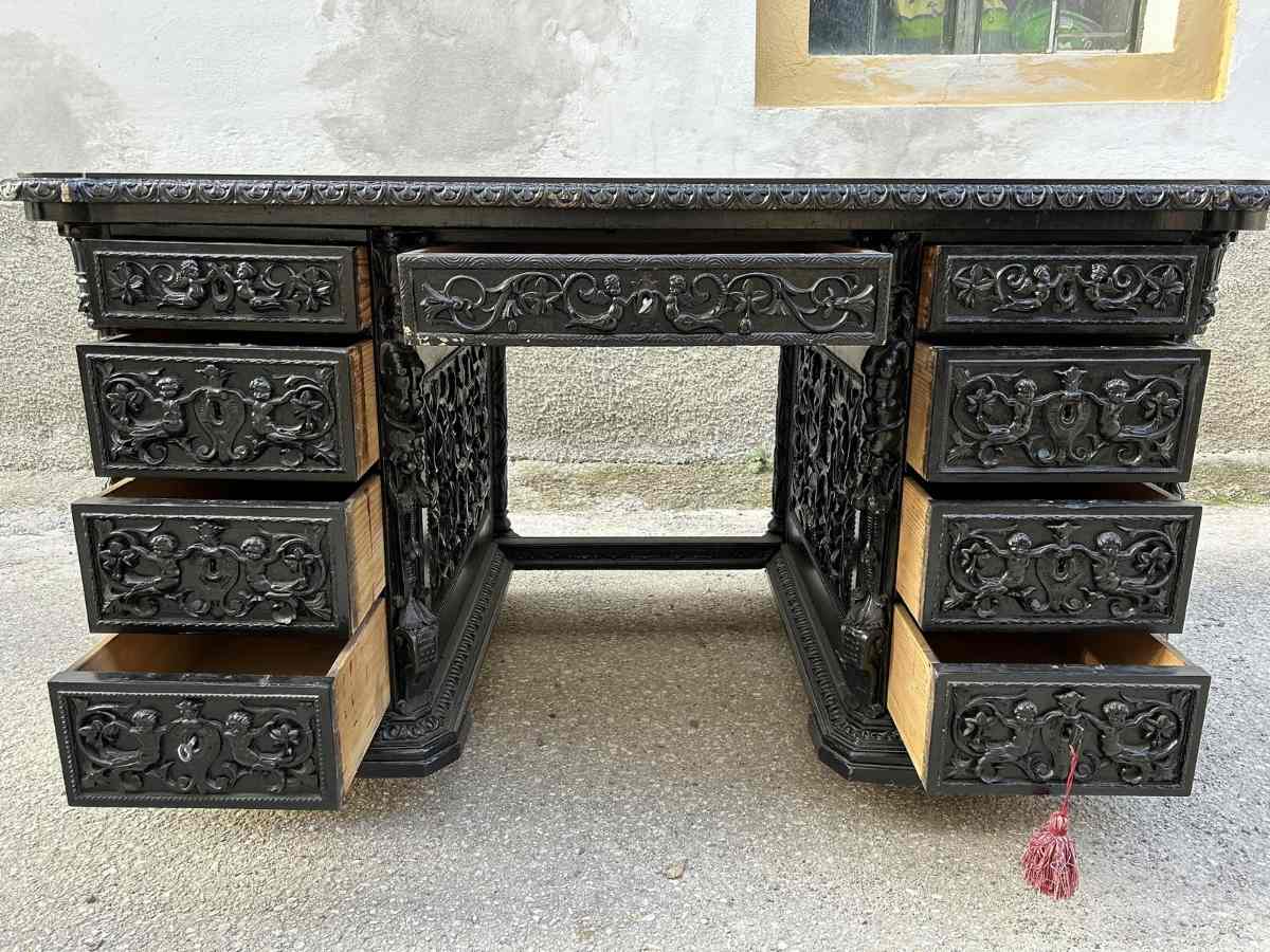 Antiquität Renaissance Schreibtisch antik Barock Möbel