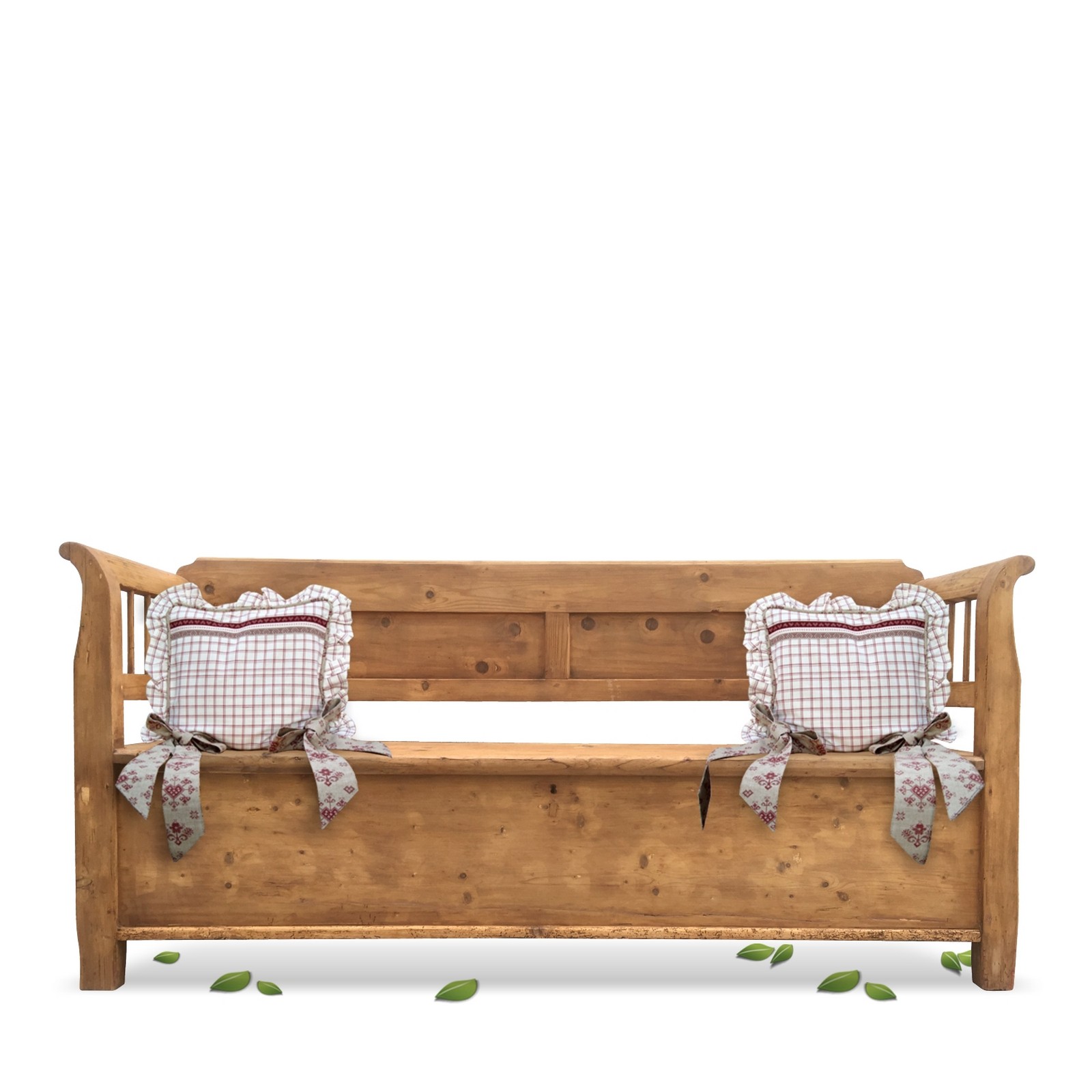 Truhensitzbank antik