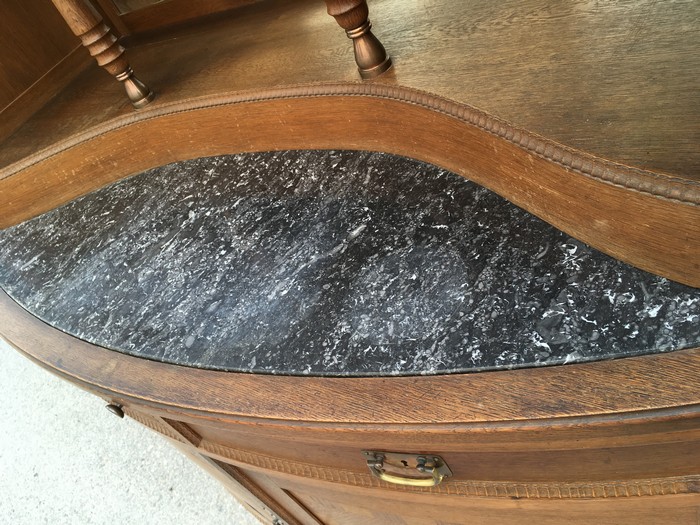 Marmor Jugendstil Schrank antike Möbel