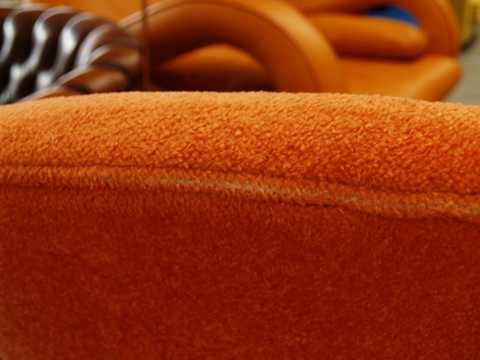 Bretz Pool Sofa Zweisitzer orange