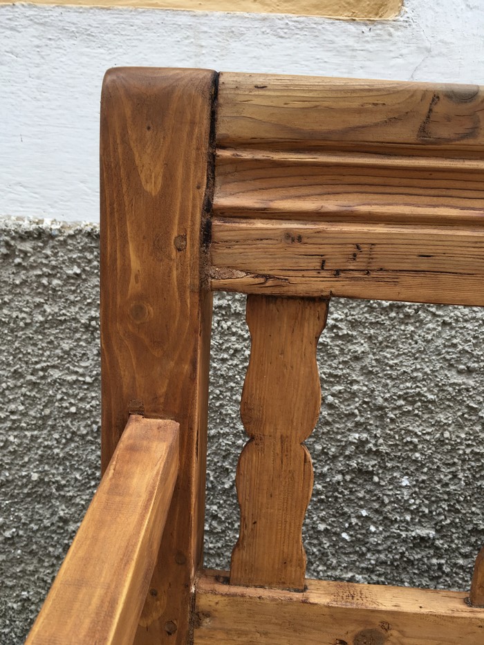 Truhenbank Weichholz