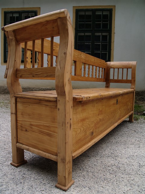 antike Küchensitzbank