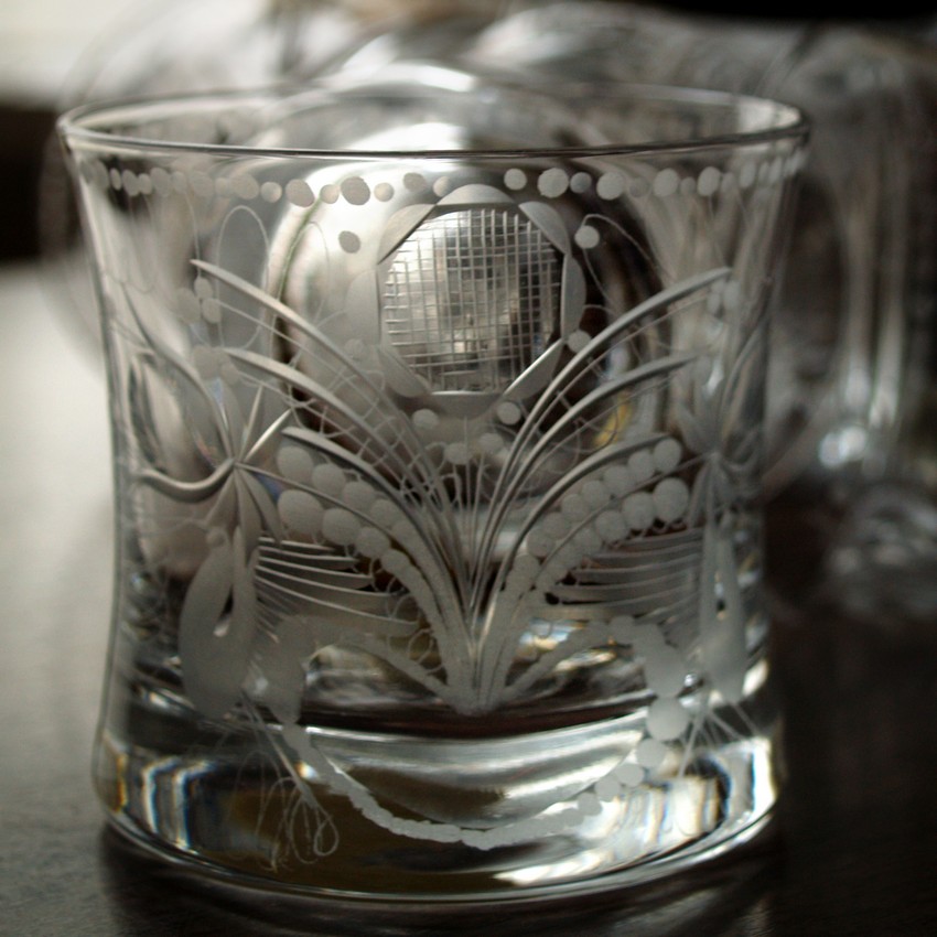 Wassergläser Kristall Kärnten Otto Egger Bauernstube