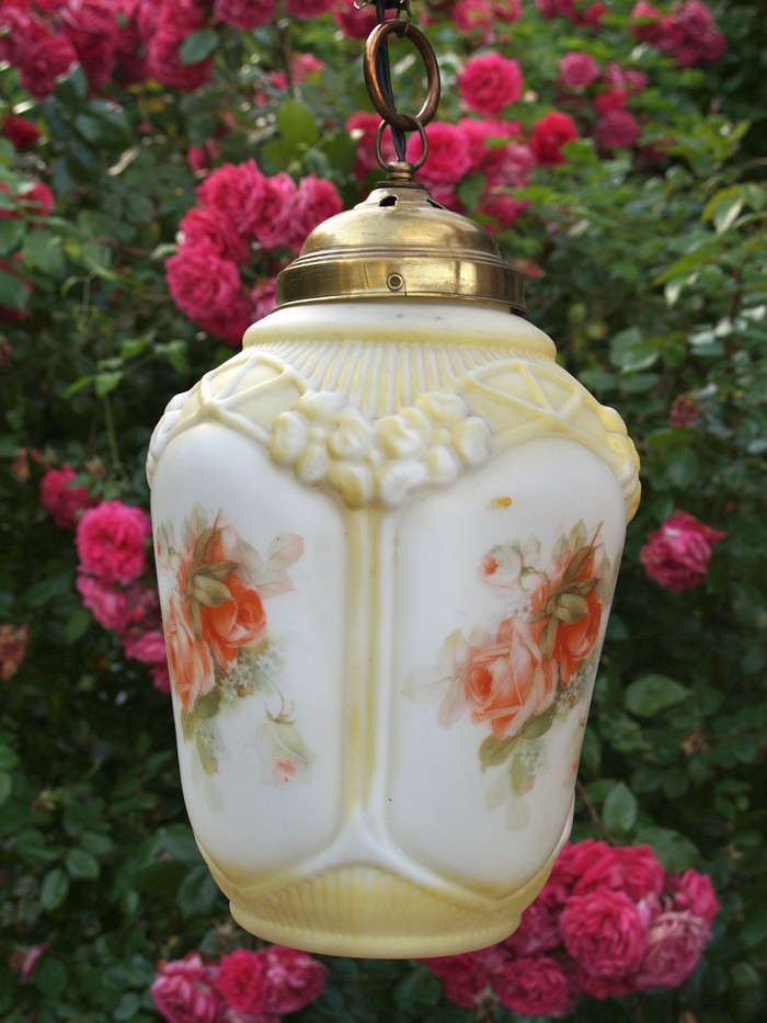 Shabby Chic Rosen Lampe Vintage