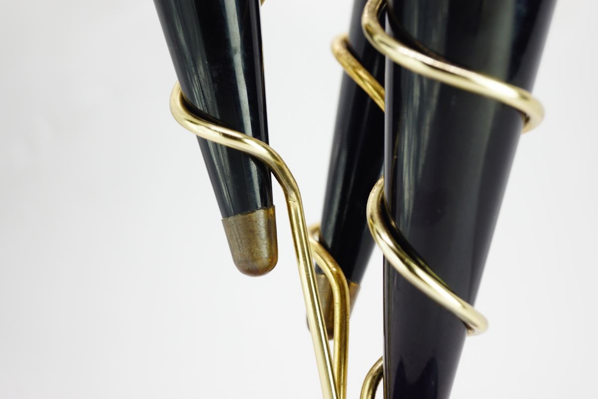 Vintage Tütenvase Midcentury Design Original 1950er-Jahre Otto Göbel Dublo