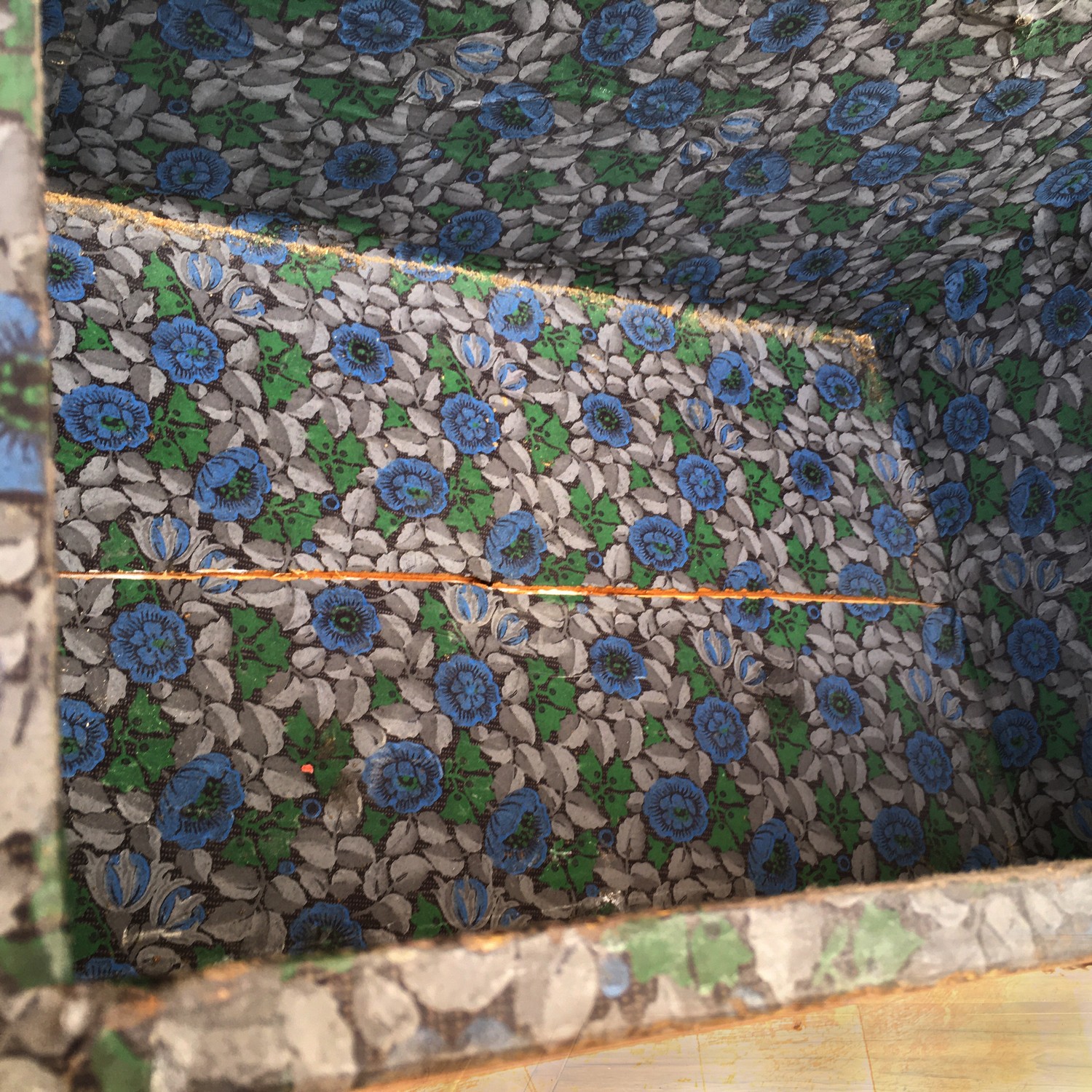 Aktentruhe Biedermeier antik