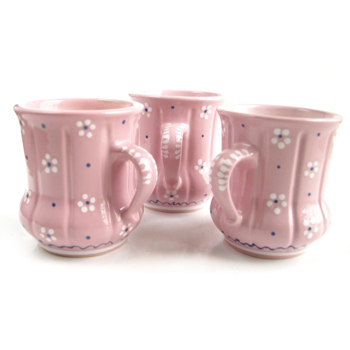 Kaffeetasse Gmundner Keramik Dirndl Rosa NEU Geschirr